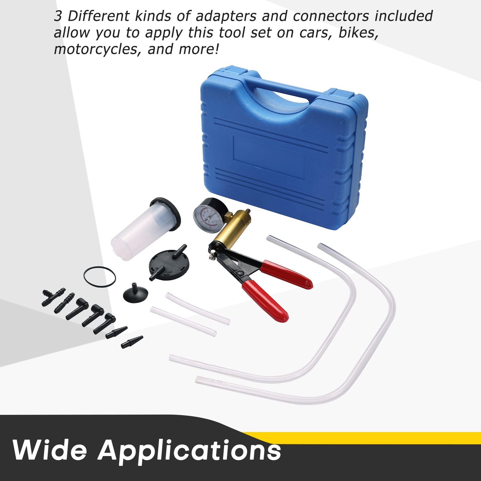 Acymner Brake Bleeder Kit with Handheld Vacuum Pump | 16PCS and Clutch…