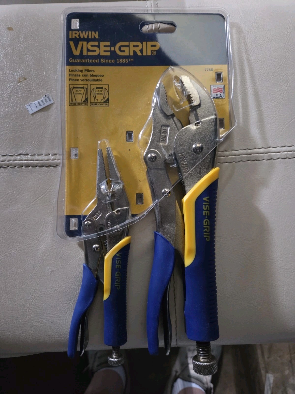 Vise-Grip Irwin 775G 6LN 10WR Long Nose Fast Release Rubber Grip Set