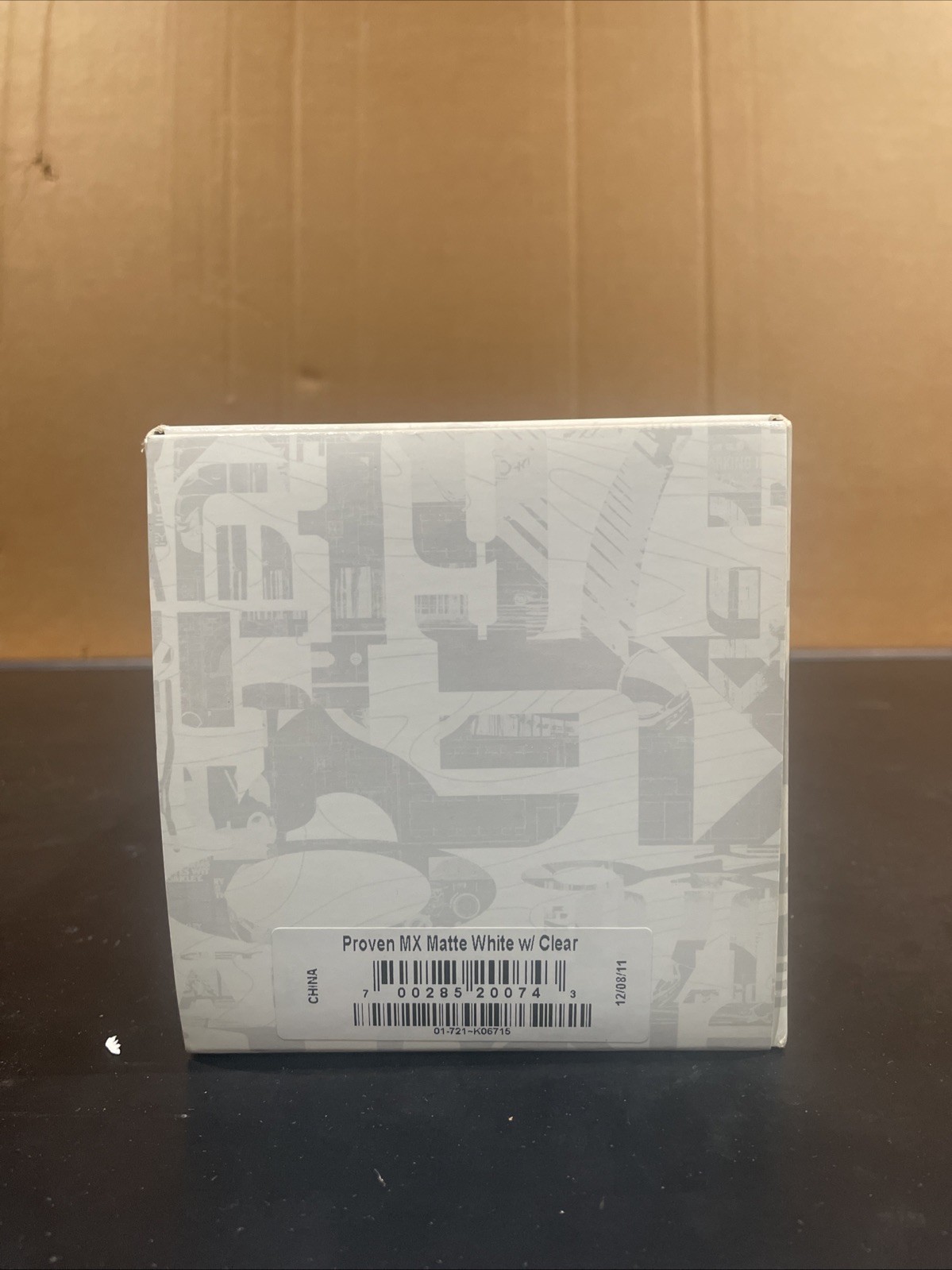 Oakley Proven MX Goggles In Matte White And Clear, New