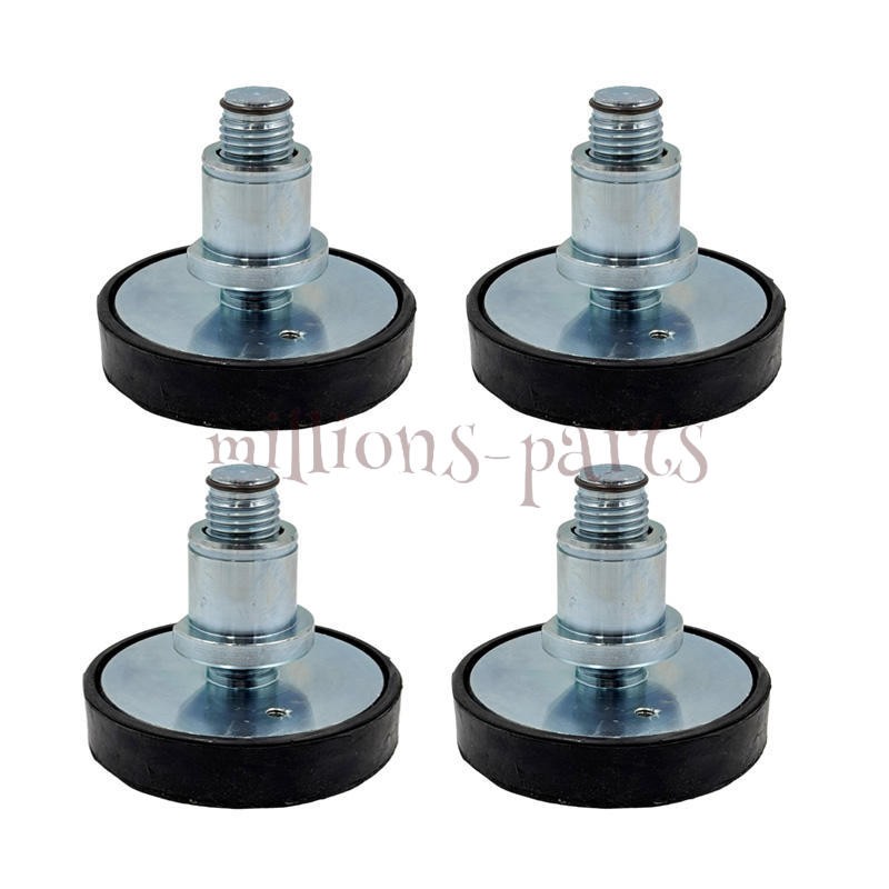 4Pcs Shaft Dia 40mm Car Lift Rubber tray Heightening Feet Plus High Leg Pads