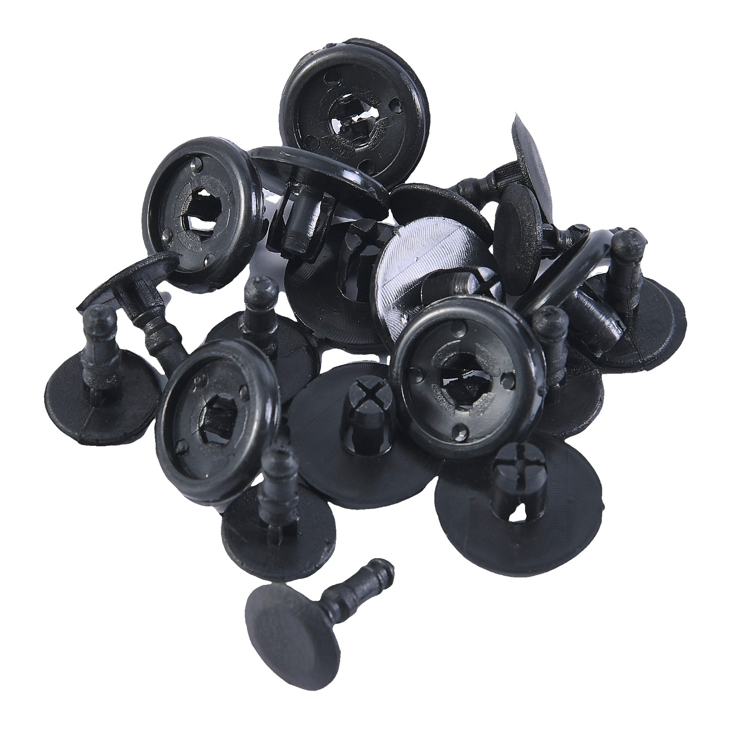 100PCS Clips Kit Trunk Screw Rivets Set Car Bumper Fender Auto Plastic Fastener