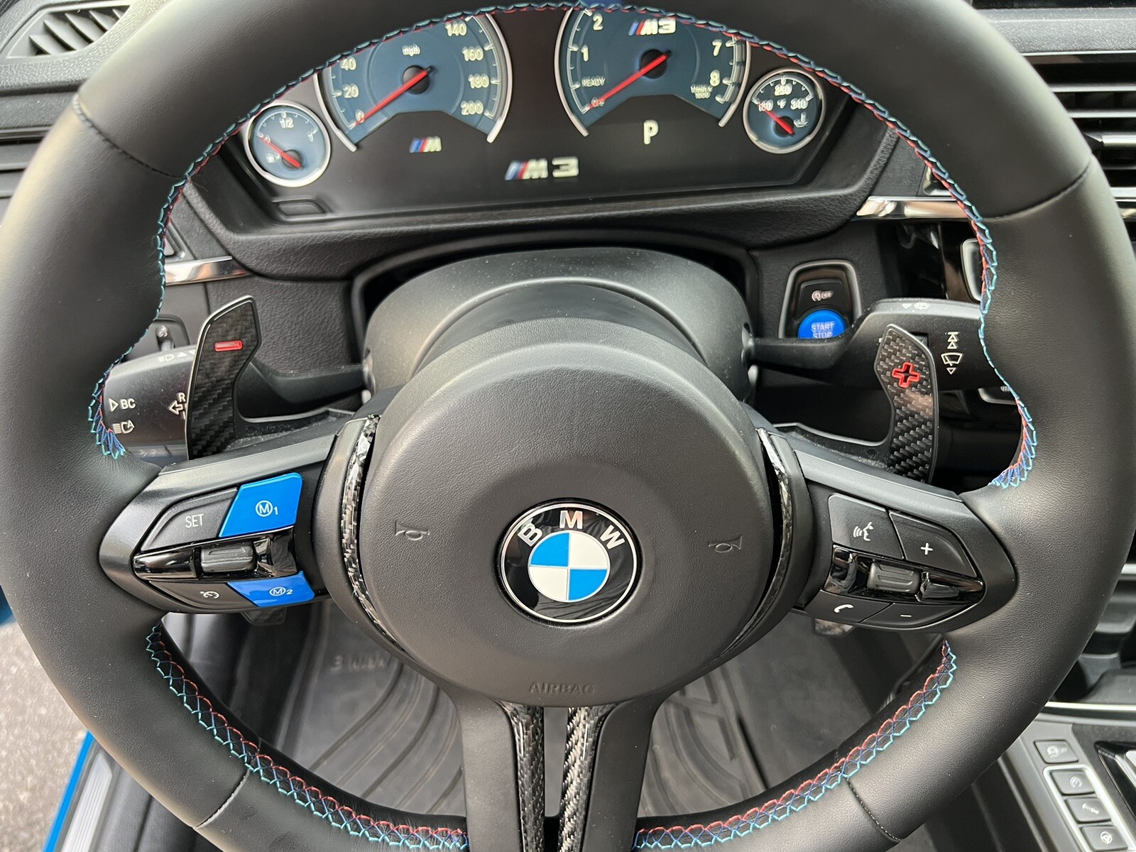 Carbon Fiber BMW F80 F82 F83 F90 G02 G20 G80 G82 G83 M3 M4 M5 M6 Paddle Shifters