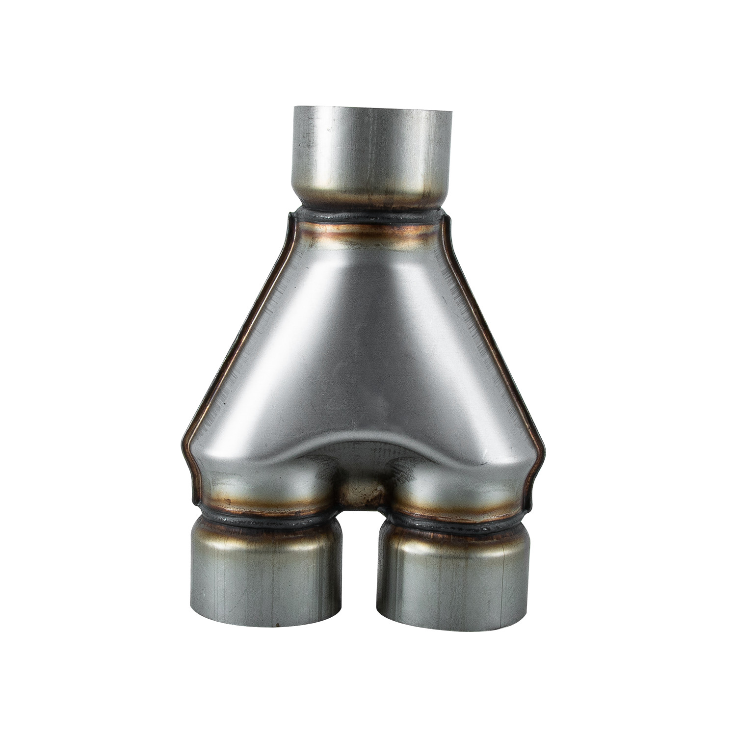 Overall Length 10” Exhaust Pipe Y-Pipe Adapter Connector Single & Dual 3″ ID01