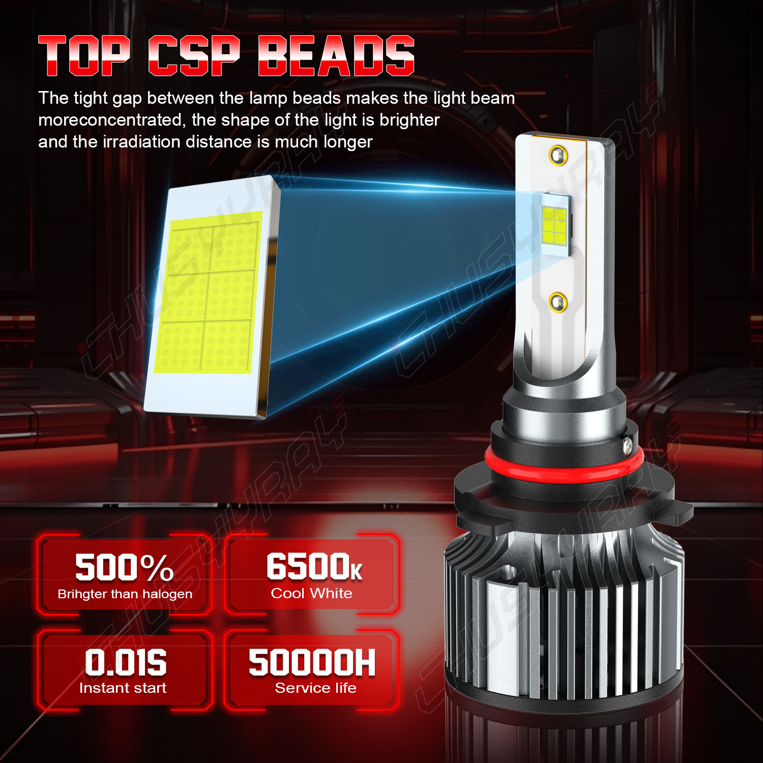 2PCS 9005 LED Headlight Conversion Kit High Beam For Honda Accord 1990-2022