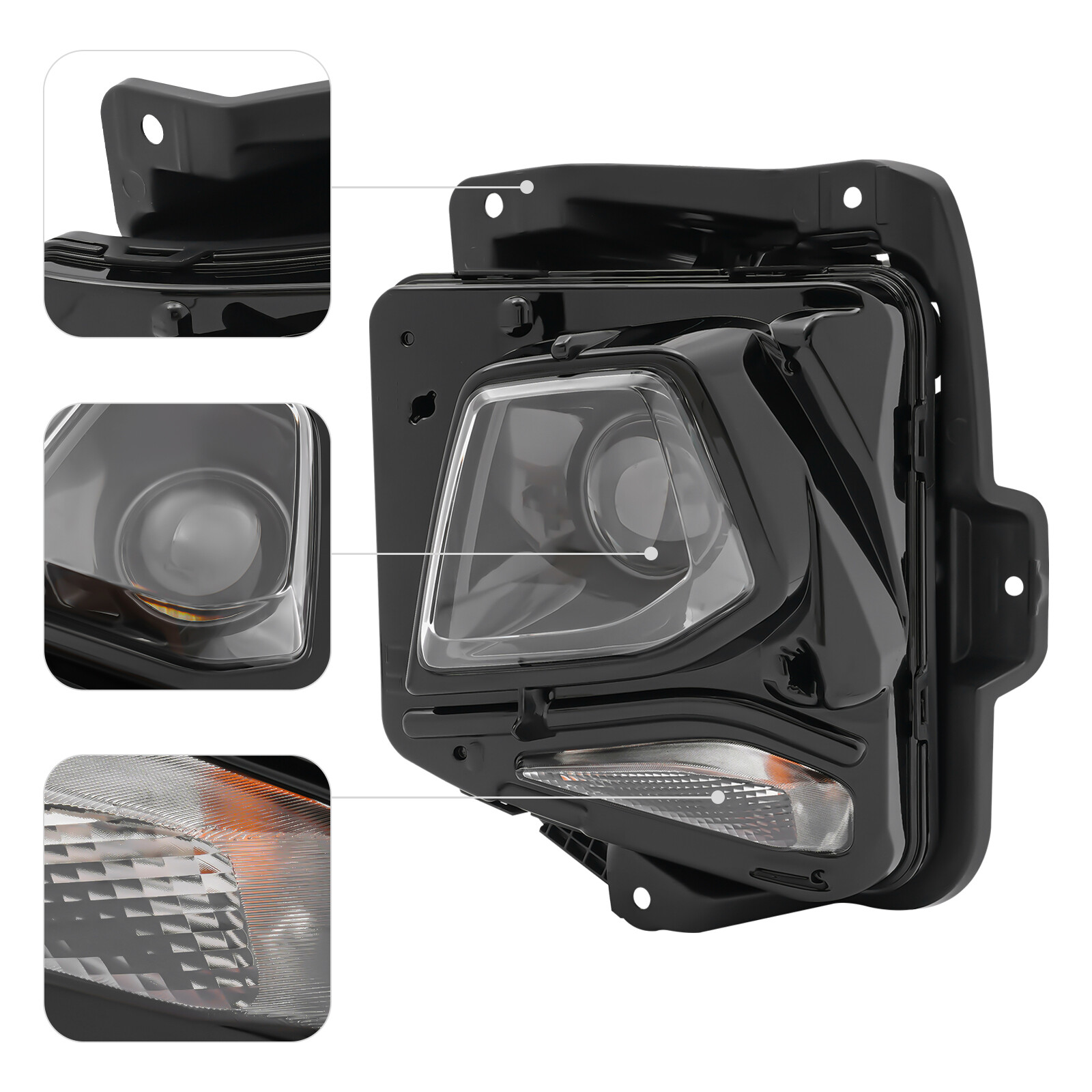 Right Passenger Side Headlight LED Projector Headlamp For 2019-2021 Chevy Blazer