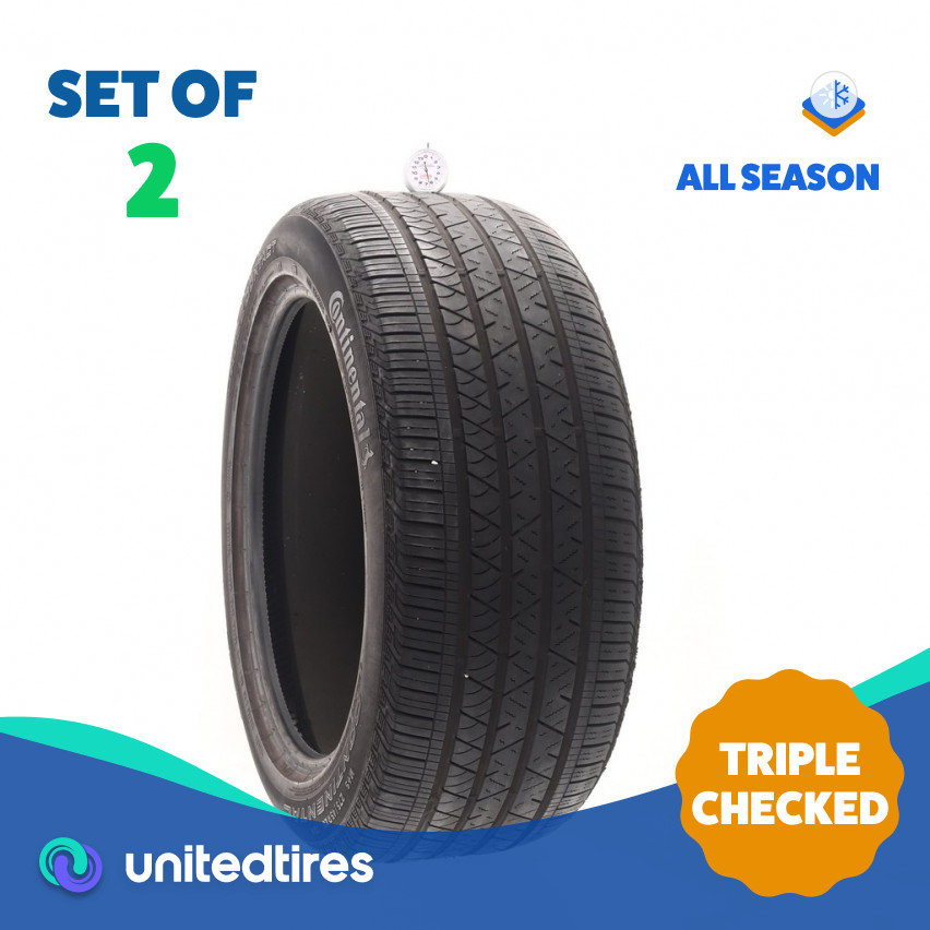 Set of (2) Used 275/45R20 Continental CrossContact LX Sport T1