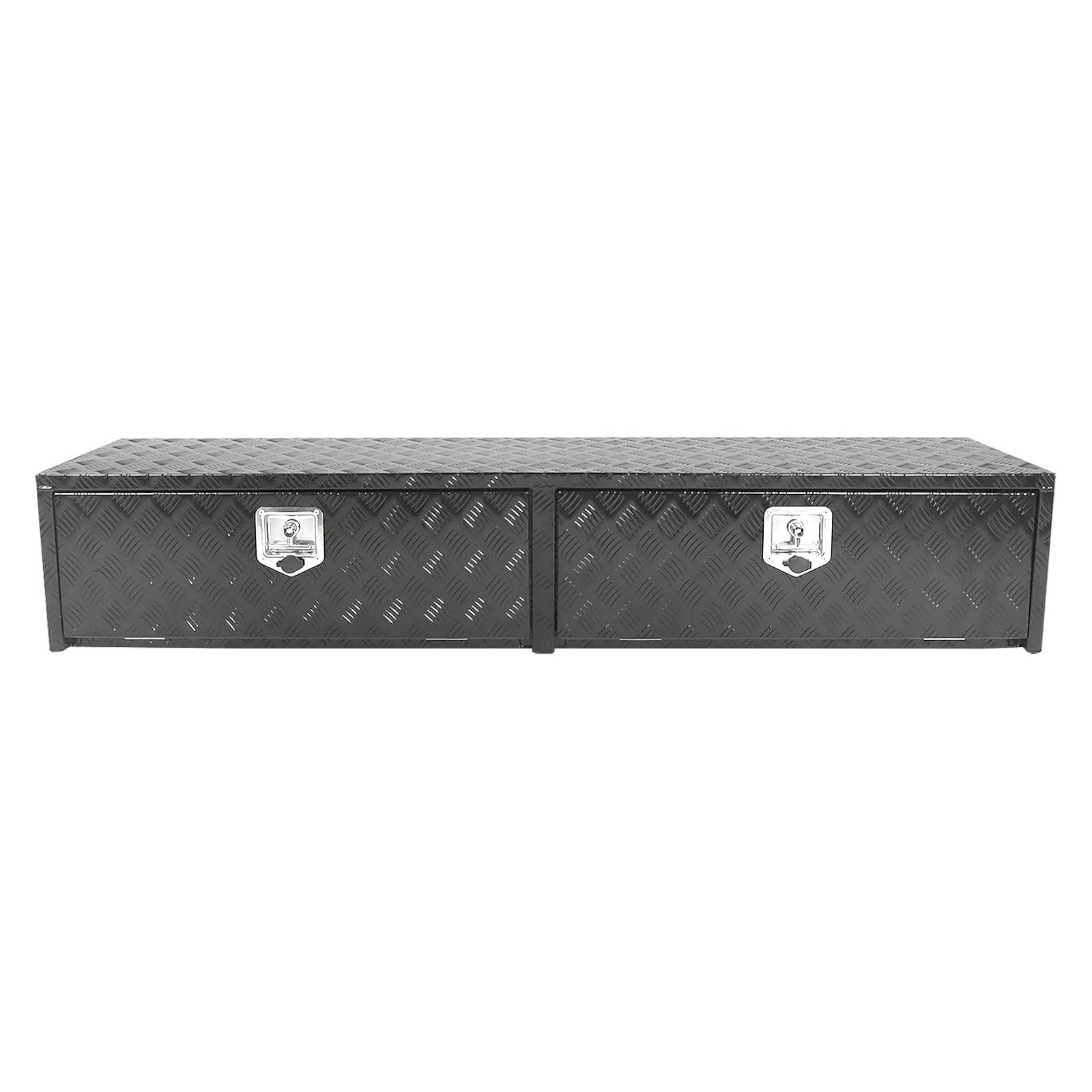 72″X15″X13″ Pickup Truck Trunk Bed Tool Box w/ Drawers Underbody Storage + Lock