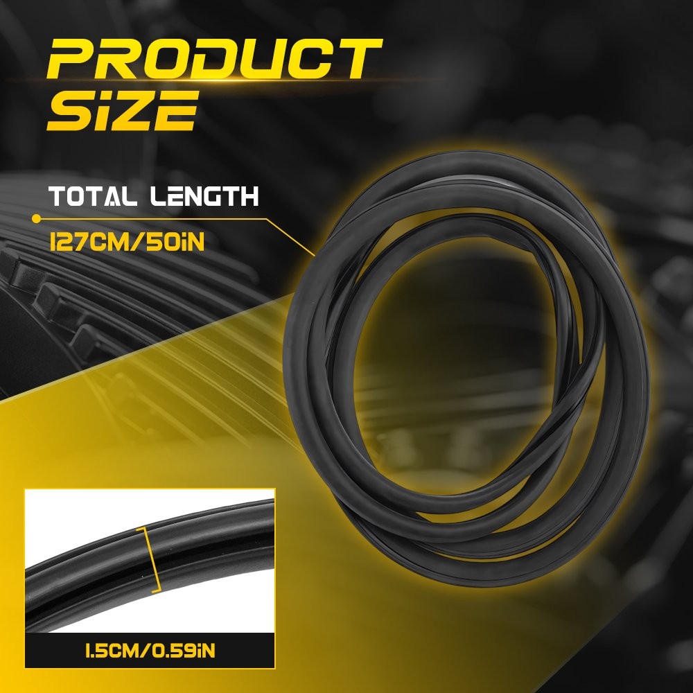 For Chevrolet Avalanche 2007-2013 Black Sunroof Glass Weatherstrip Seal 15837594