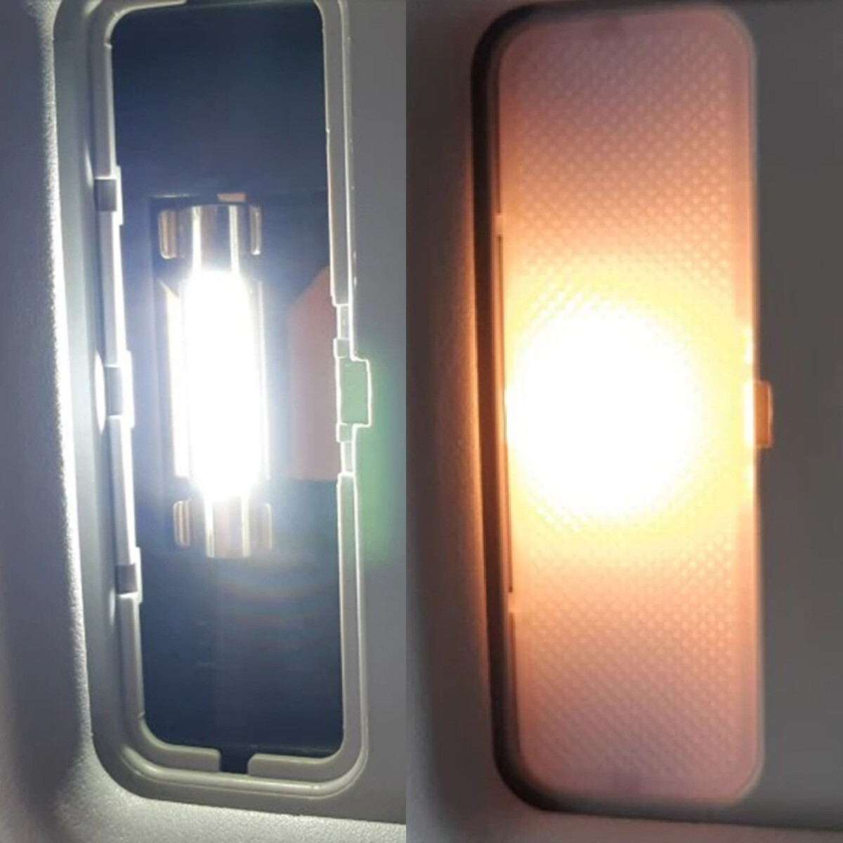 4x 29mm LED Vanity Mirror Light 6000K White Sun Visor Bulb 6612F 6614F for Honda