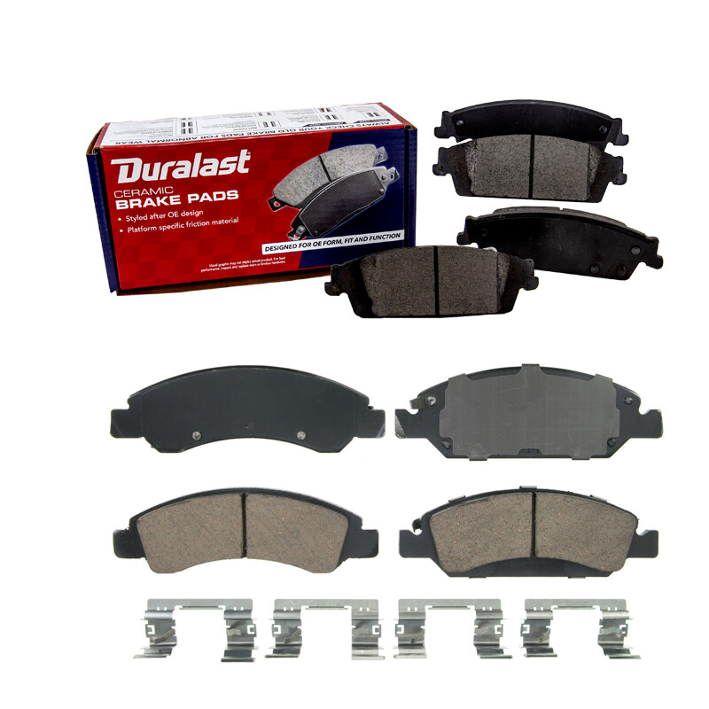 Front Rear Brake Ceramic Pads For Chevrolet Silverado 1500 Cadillac Escalade ESV