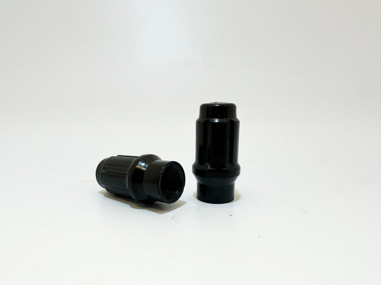 20 Black 6 Spline 12×1.5 Extended Thread Lug Nuts For Chevy Corvette C4 C5 C6 C7