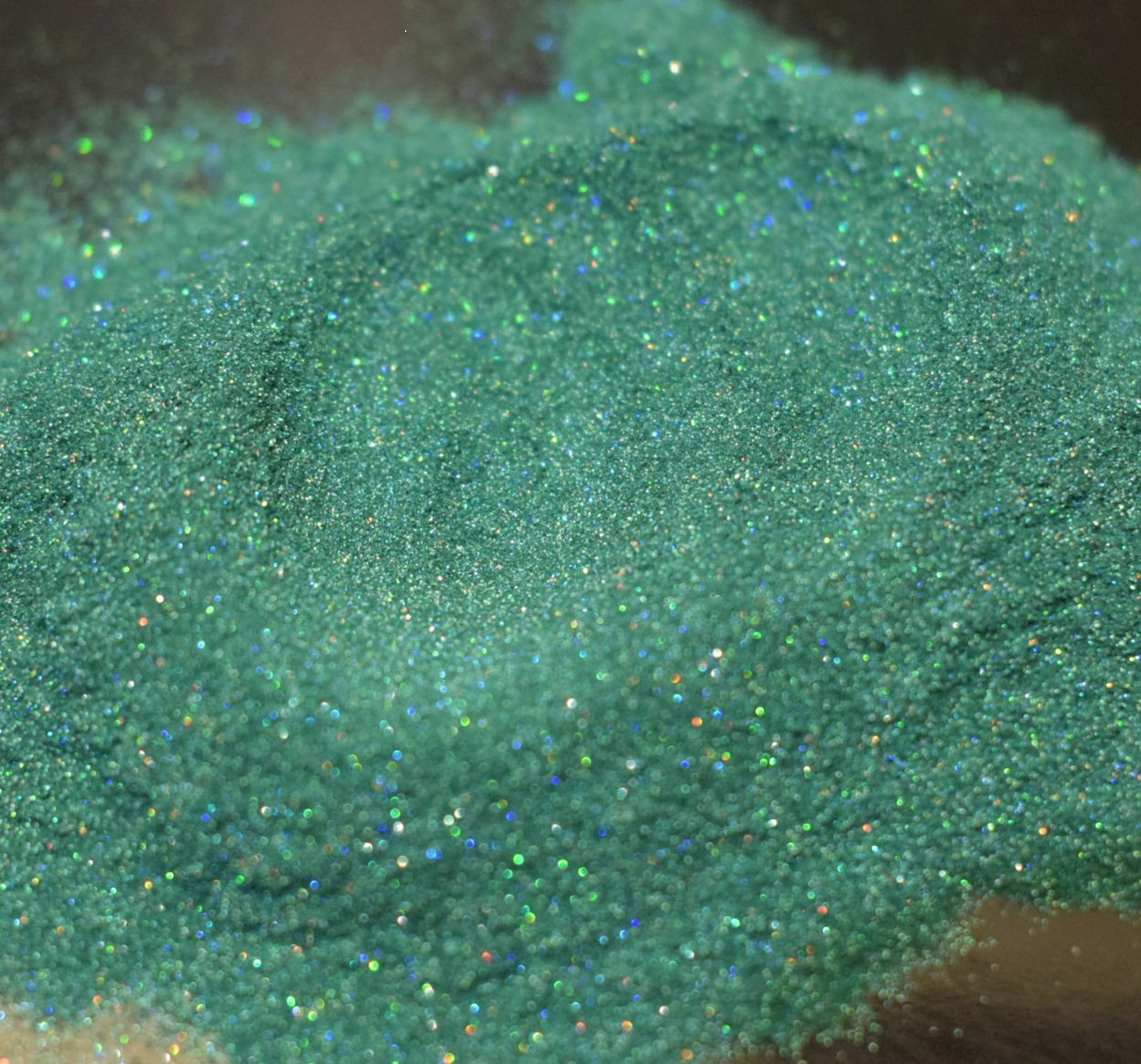 Cozumel Green Holographic Micro Mini .002 Hex Metal Flake Painting Epoxy