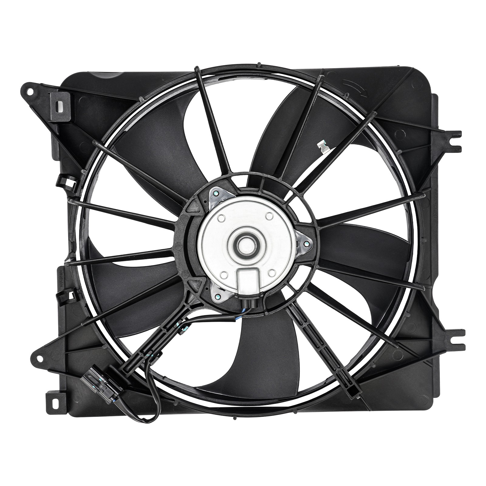 Radiator Cooling Fan Brushed Plastic Copper For 2021-2022 Honda CR-V 1.5T 601550
