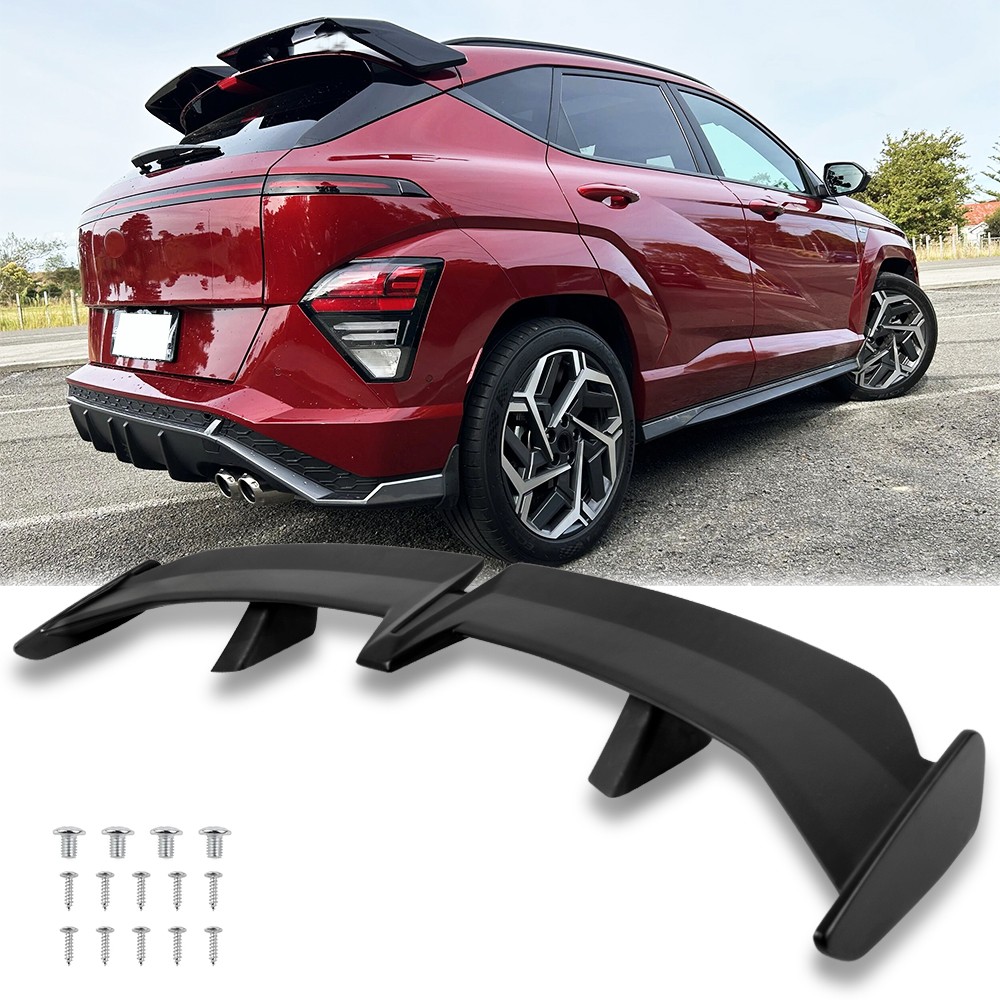 For Hyundai Kona 2018-2026 54″ Matte PRO Style Rear Trunk Spoiler Sport Wing Lip