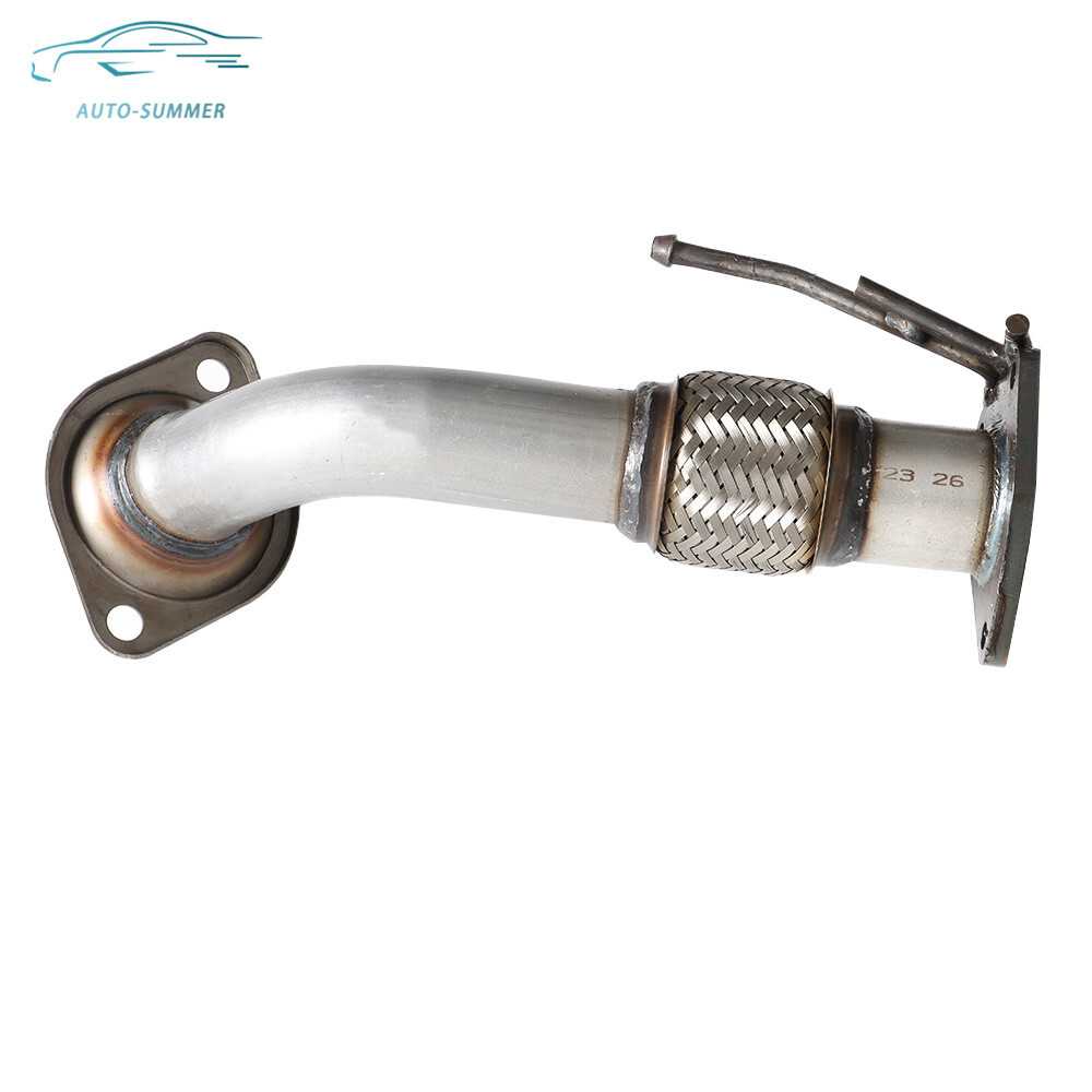 Front Flex Exhaust Pipe For 2008 2009 2010-2012 Honda Accord EX LX EX-L 2.4L I4