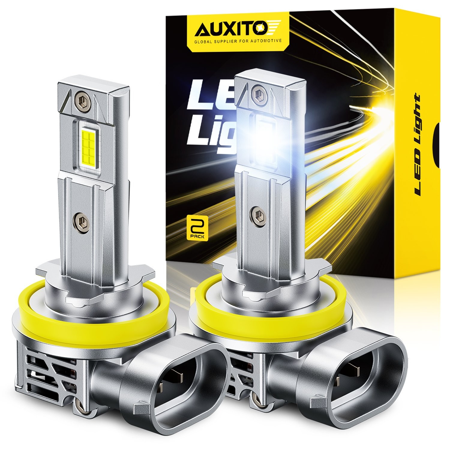 120W 33000LM LED Headlight Bulbs Kit High Low Beam 6500k Super Bright M6S Series