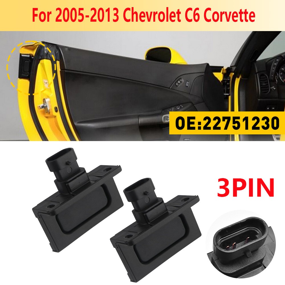 2x For 2004-2009 Cadillac XLR Exterior Release Door Switch Lock 22751230 3PIN