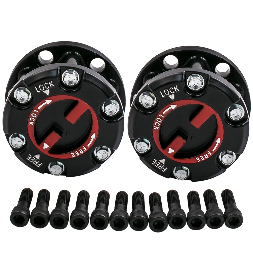 2 Locking Hubs 17 Spline for Isuzu Trooper Rodeo 8-97113446-PT