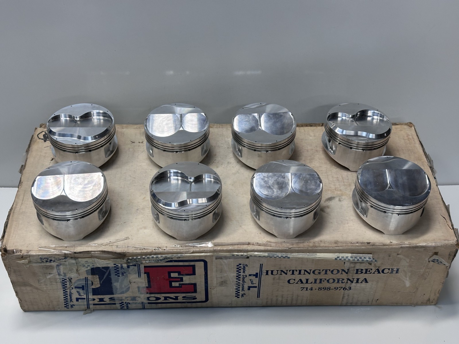 JE Pistons 617 Pistons SBC 4.125 Dome Top Gas Vented NEW!