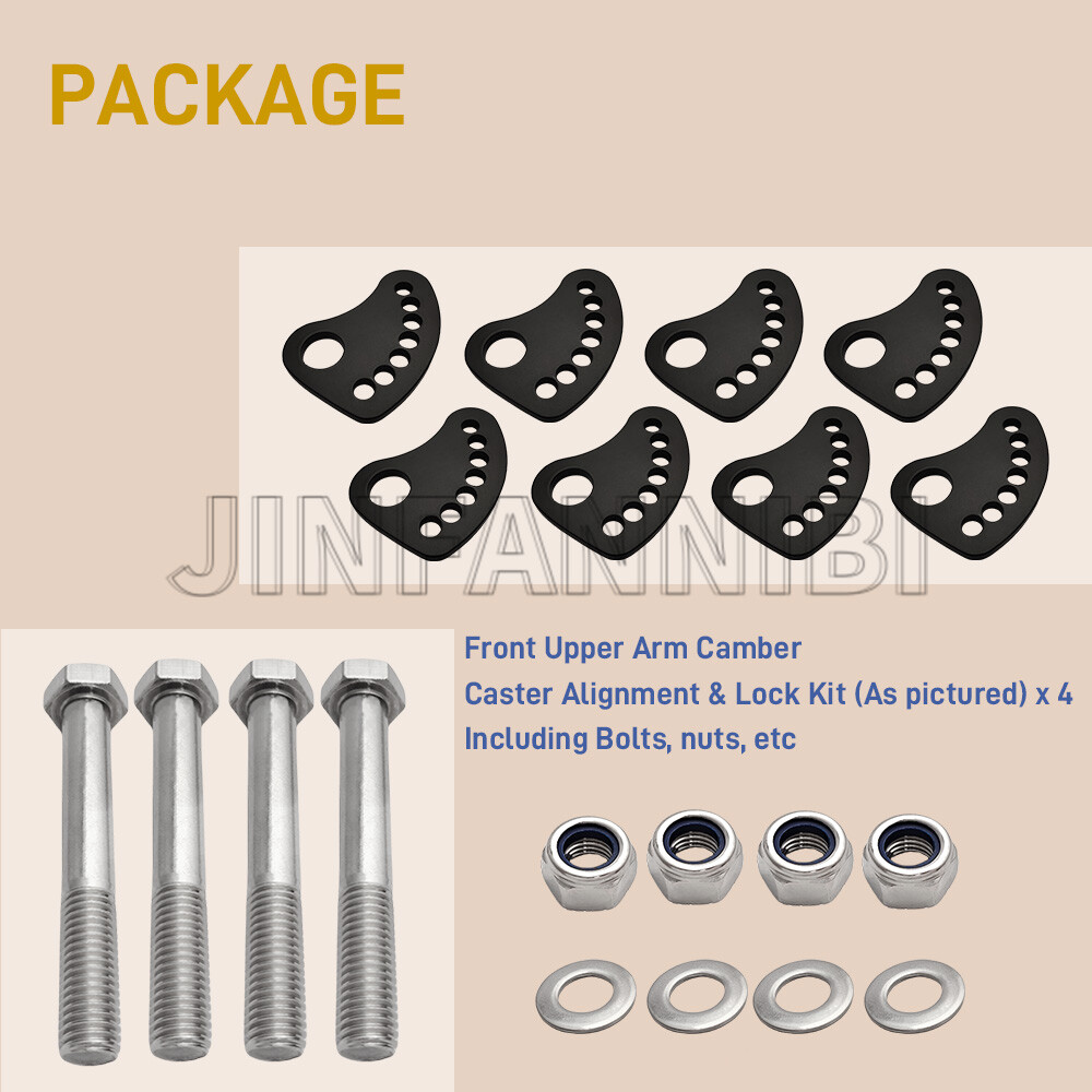 Camber Lock Alignment Fix for Silverado Sierra 1500 99-18 Upper Arm Cam Bolt Kit