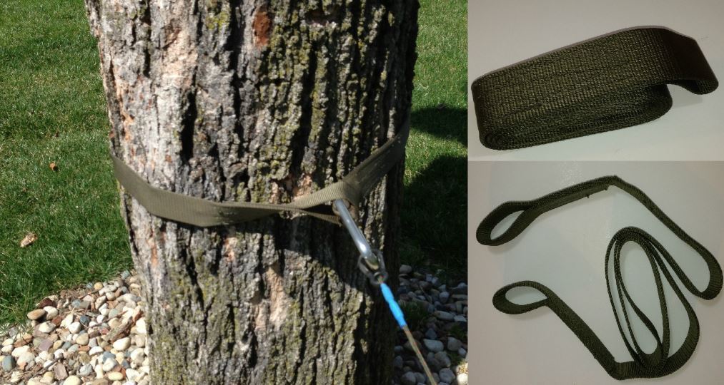 LOT OF 2 MILITARY ATV WINCH STRAP EXTENTION TOW STRAP RECOVERY ANCHOR POINT 9500
