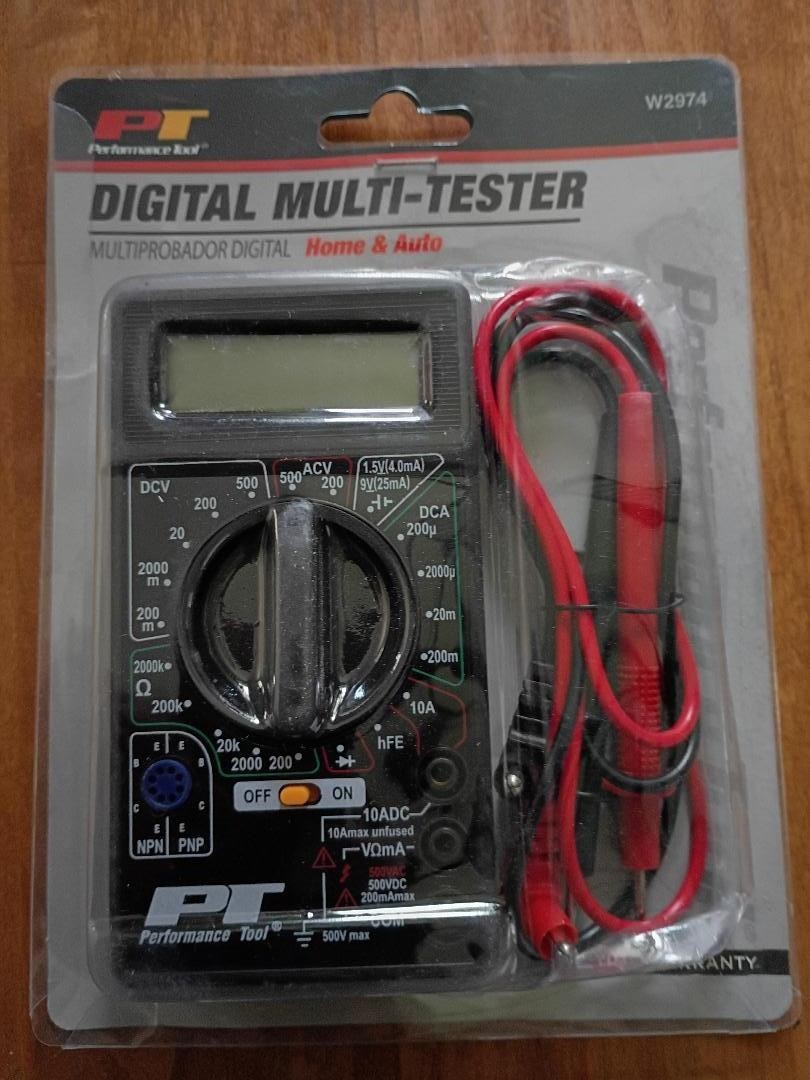 Performance Tool #W2974 Digital Multi-Tester Tool – NEW
