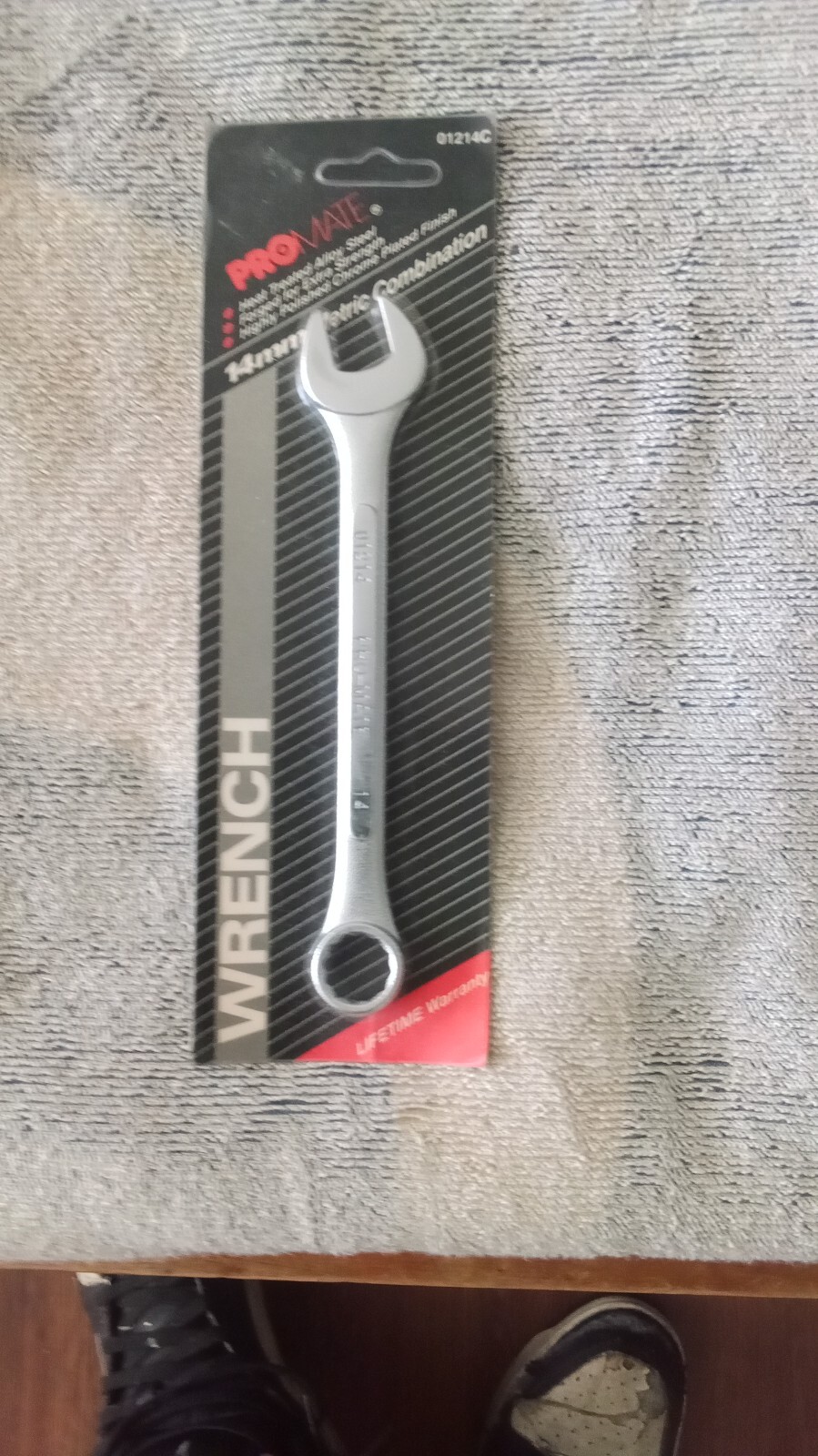 Promate 14mm Open/Box End Metric Combination Wrench,New Old Stock