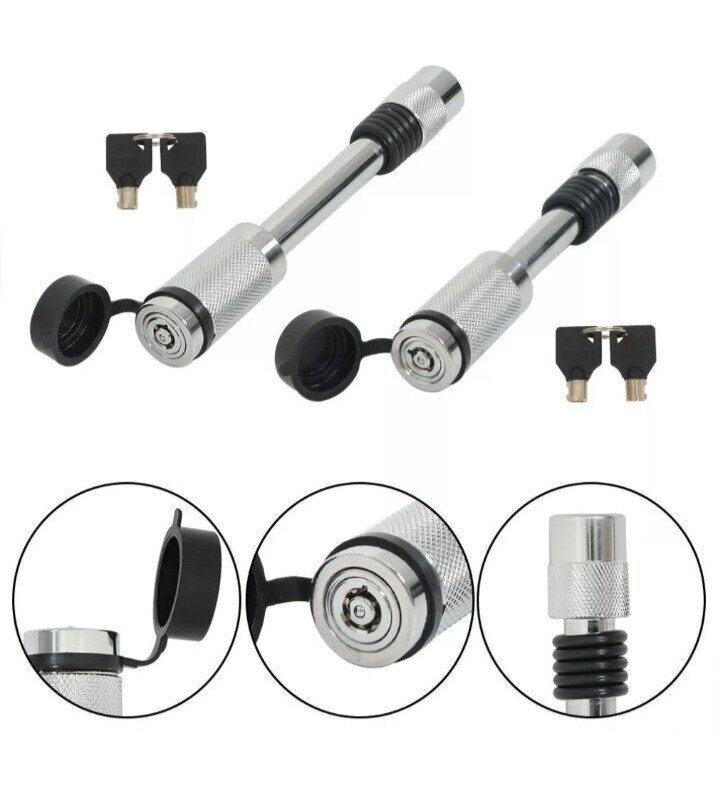 Towing Hitch 4″ Drop Adjustable Dual Ball Mount Trailer 2″ Receiver 12500 lb NEW