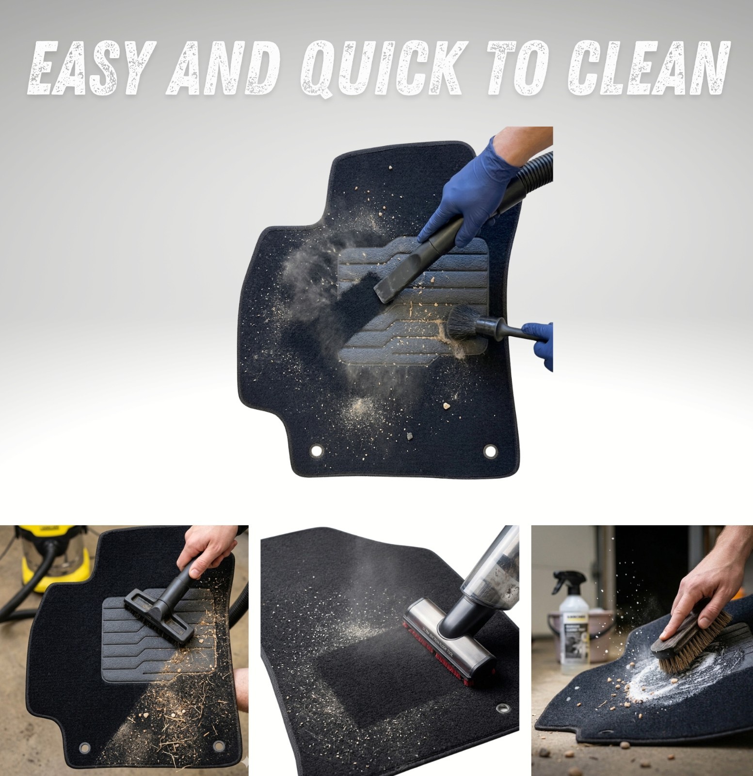 Carpet Floor Mats for 2016 to 2021 Jeep Grand Cherokee & 16 to 23 Dodge Durango