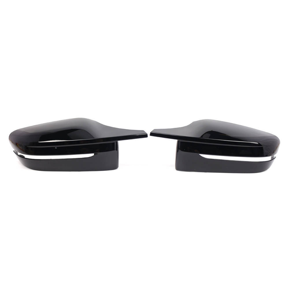 M Style Side Mirror Cover Caps For BMW 3 Series G20 G30 2019-2023 Glossy Black