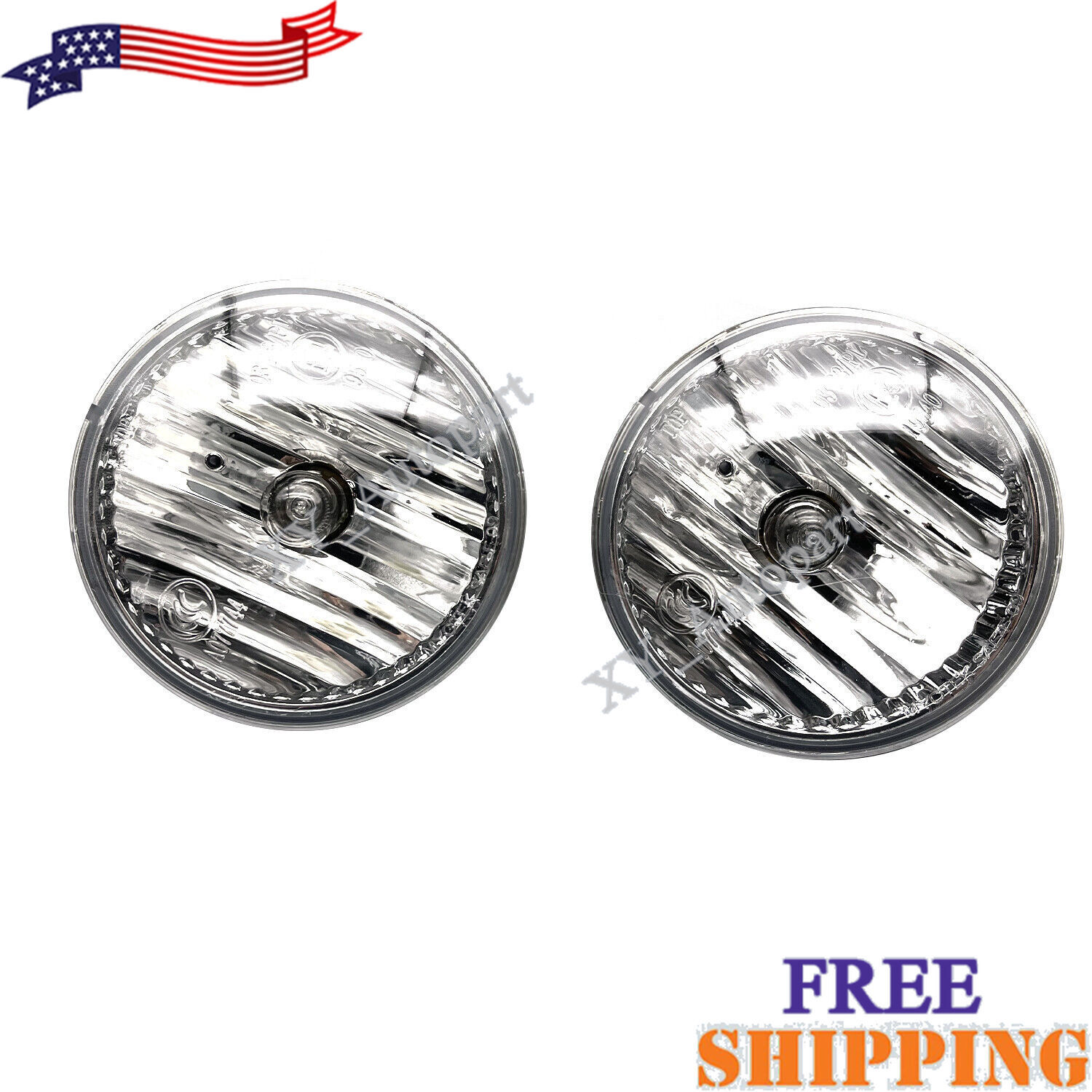 Left & Right Clear Lens Fog Light Lamp w/Bulbs For 2011-2016 2017 Jeep Patriot