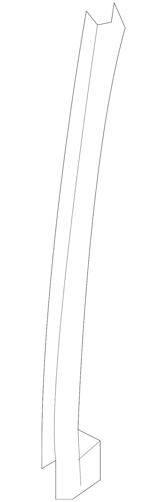 Genuine Nissan Sash Channel 80216-EA000