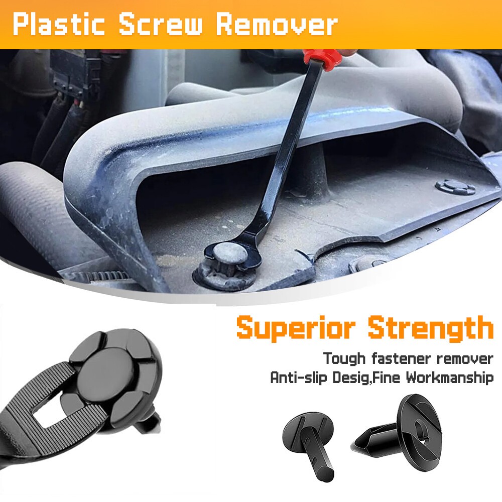 3Pcs Auto Clip Pliers Set and Fastener Remover, Car Trim Rivet Removal Pry Tool