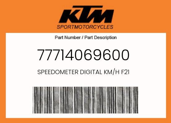 KTM Genuine Speedometer Digital Km/H F21 – 77714069600