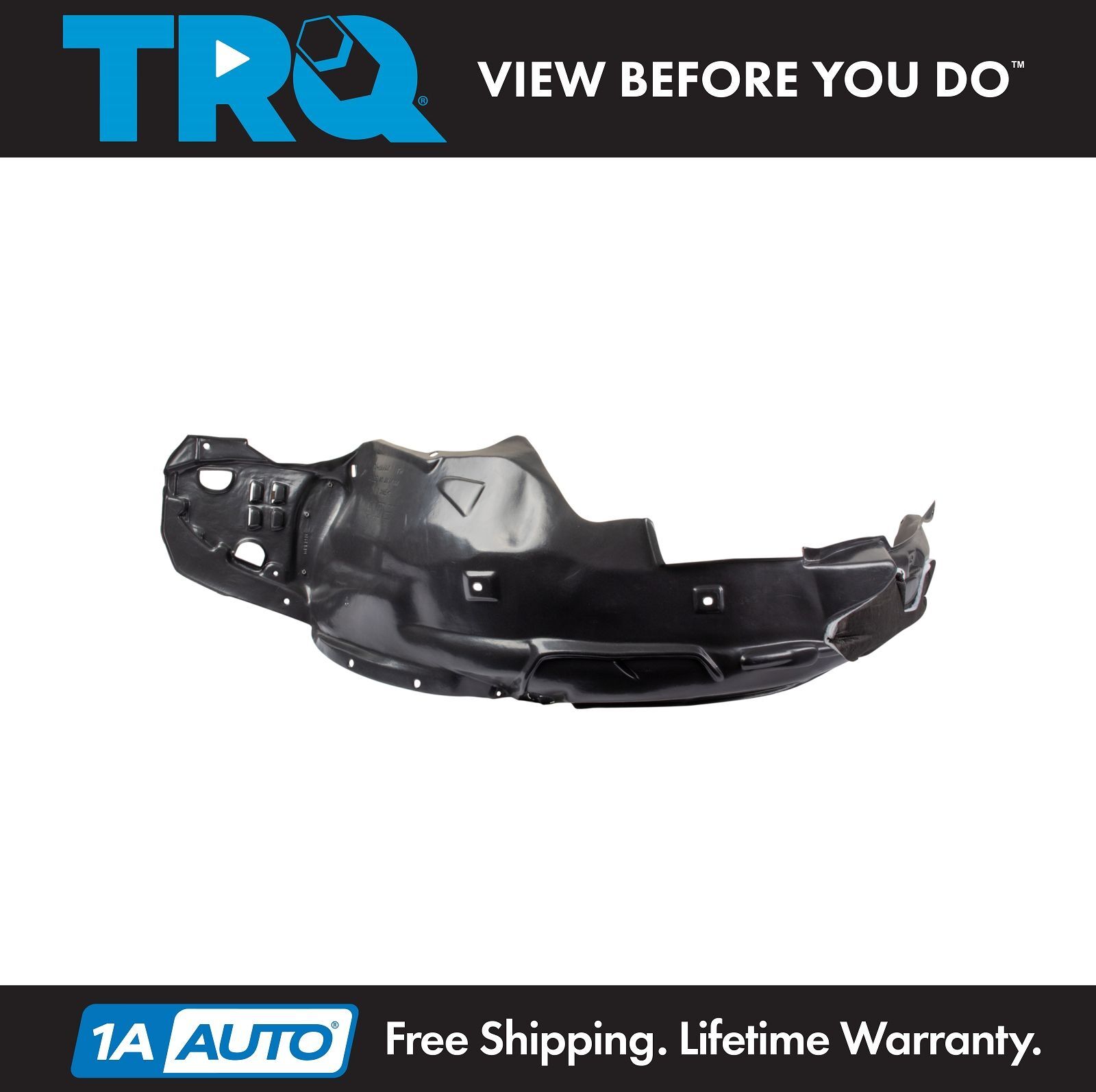 TRQ Front Left Inner Fender Liner Black For 2013-2015 Acura ILX AC1248135