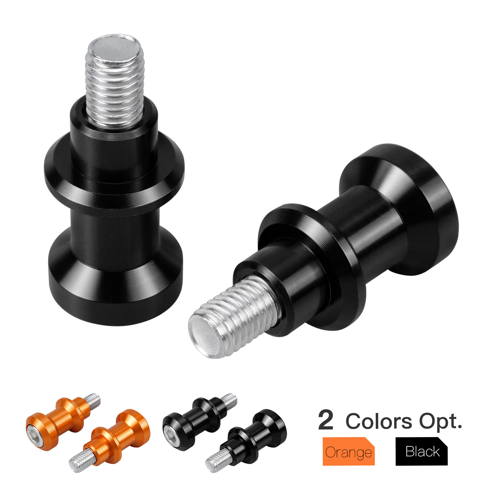 Pair CNC Aluminum Rear Stand Swingarm Spools For KTM 250 390 790 Duke 2018-2022
