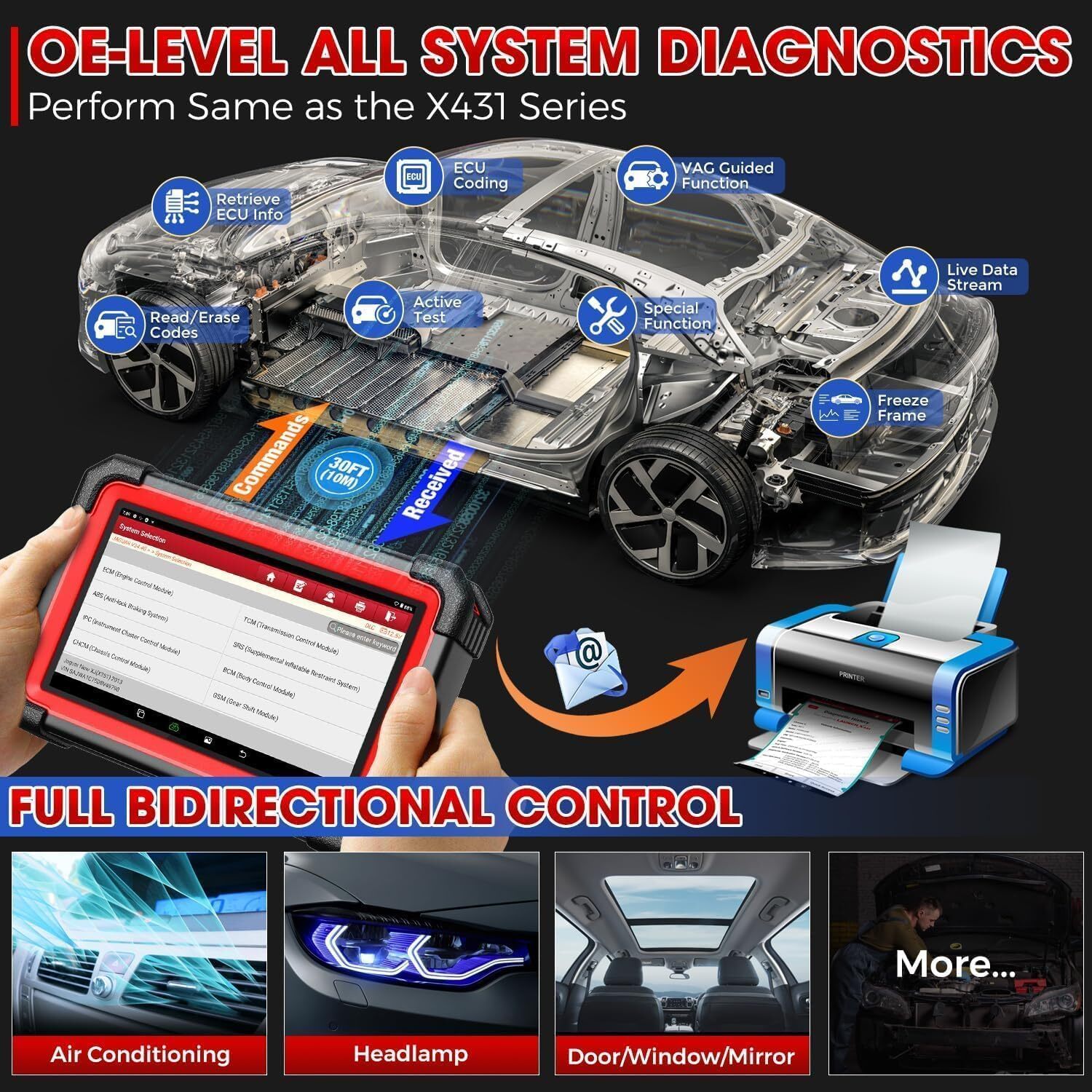 2026 Newest LAUNCH X431 CRP919E BT PRO Bidirectional Car Diagnostic Scanner Tool