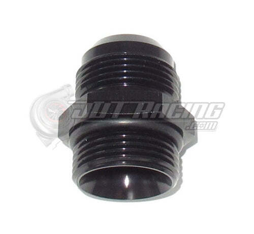 ORB-16 O-Ring Boss AN16 16AN to AN16 Male Adapter Fitting Black CNC Aluminum