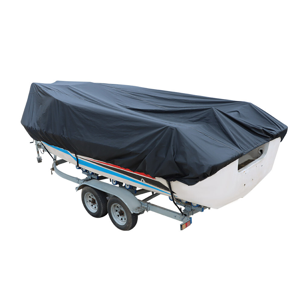Grade Waterproof Trailerable Boat Cover For V-hull Fish Ski Bass 11-13FT