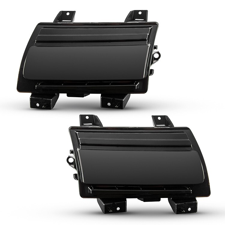Sequential Smoked LED Turn Signal Lights For Jeep Wrangler JL 2018-2023