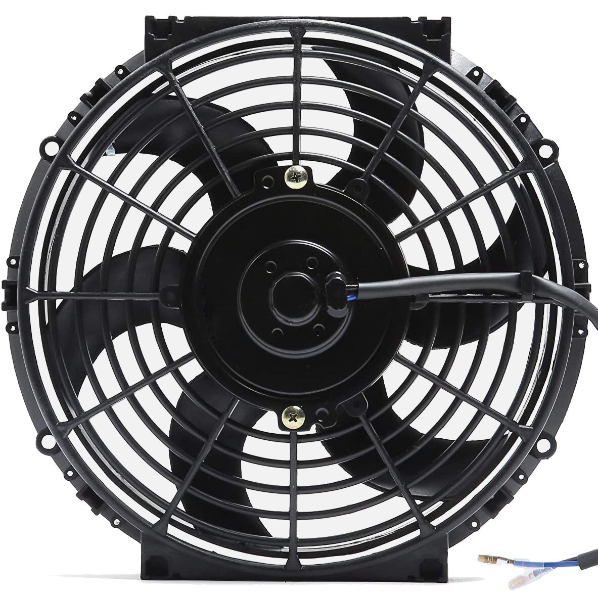 10-11 INCH 12VOLT REVERSIBLE ELECTRIC RADIATOR COOLING FAN HIGHEST CFM 90W MOTOR