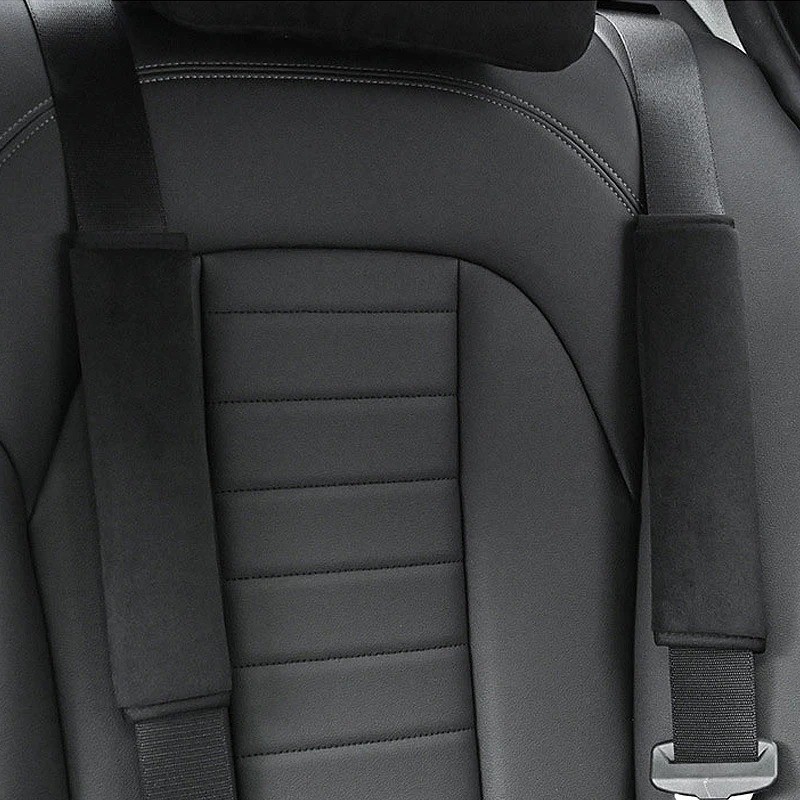 2P Comfortable Seat Belt Covers Auto Shoulder Soft Plush Pad Car Accessories NEW