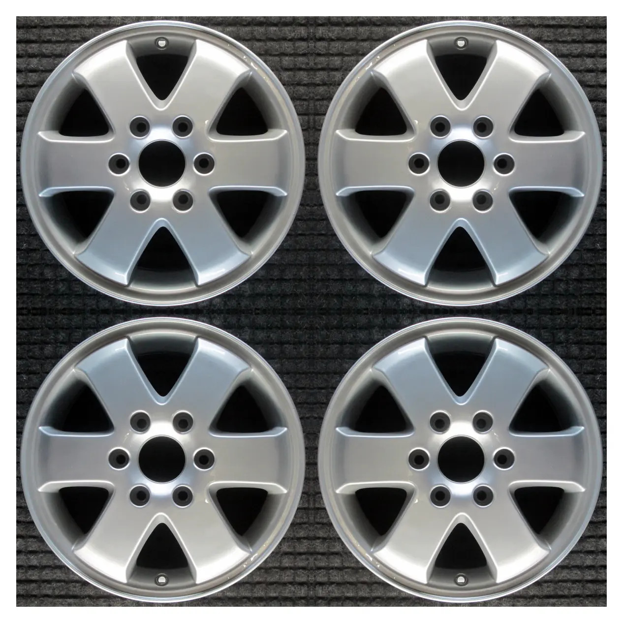 Set 2007-2024 Dodge Mercedes-Benz Sprinter 1500 2500 OEM Silver Wheels Rims 2353