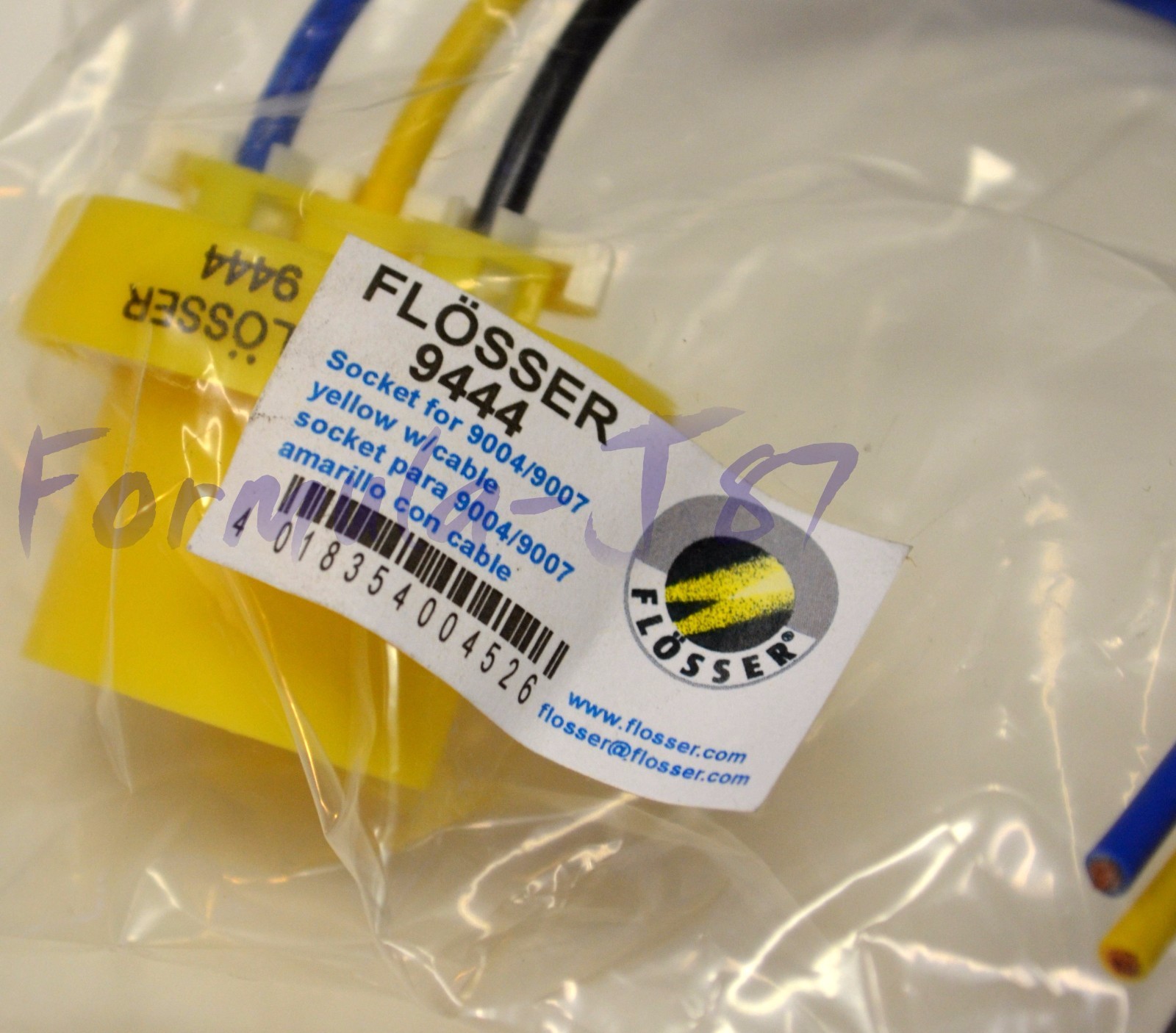 Flosser Wire Harness 9444 Pigtail Female 9004 HB1 Head Light Bulb Connector Plug