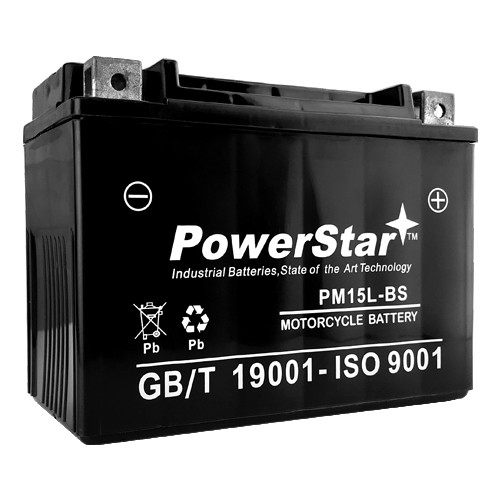 2000 – 2005 Bombardier DS650, AGM Sealed Lead-Acid YTX15L-BS ATV Battery