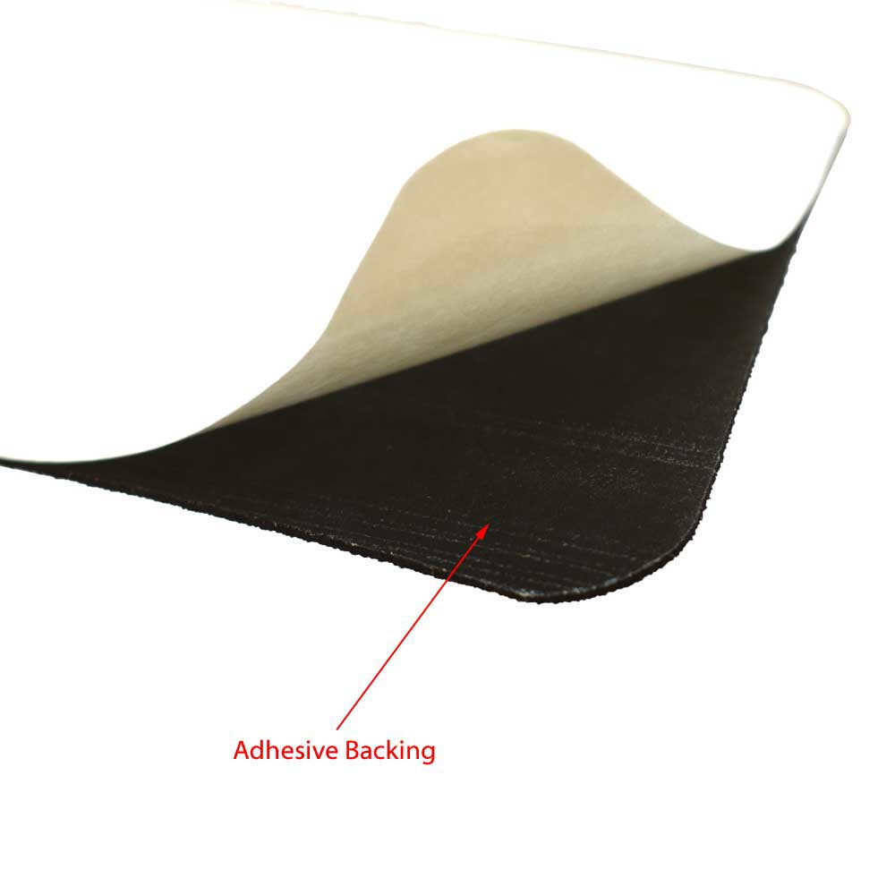 Boat Non Skid Pad Mat 11 1/4 x 6 5/8 Inch Black Square Foam Rubber
