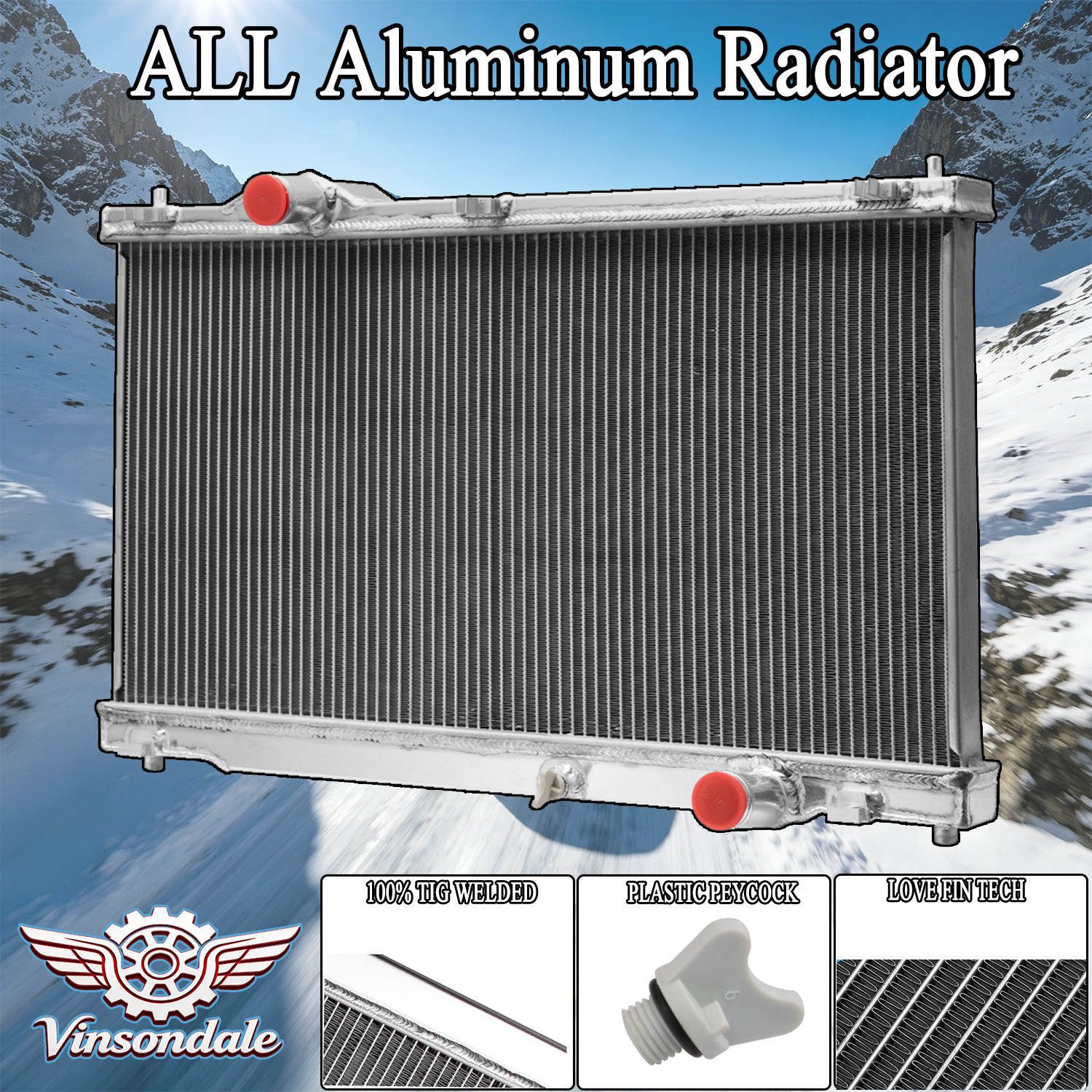Aluminum Radiator For 2006-2015 Lexus IS250 IS350 2.5L/3.5L V6 CC2968 2007 08 09