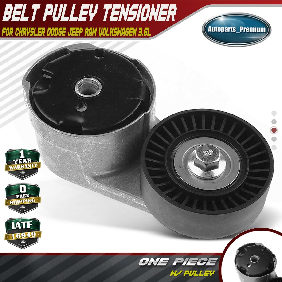 Belt Tensioner Assembly for Chrysler Town & Country Grand Cherokee Dodge Ram