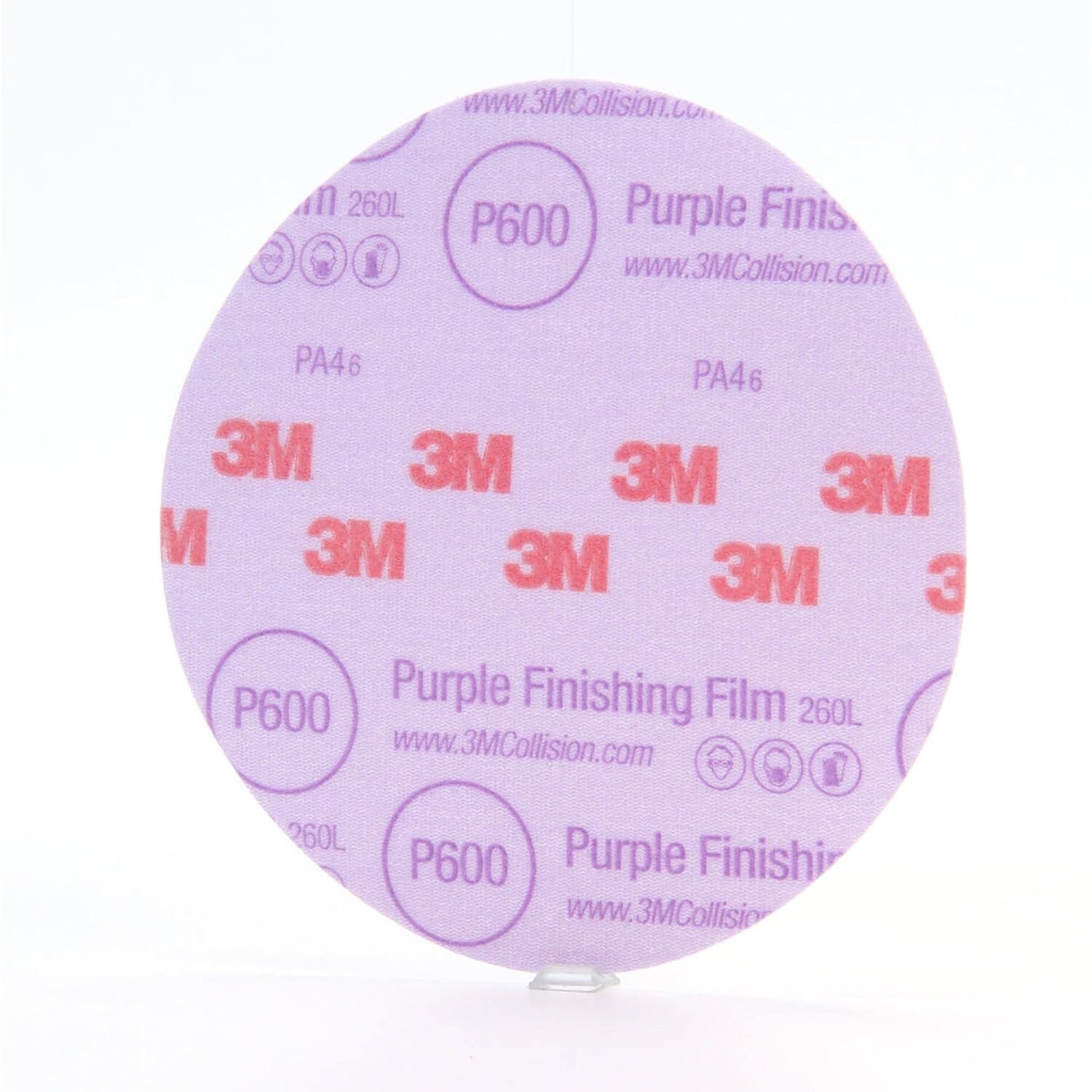3M 30666 Purple Finishing Film Hookit Disc (2000 Grit, 6 inch, 50 Pcs)
