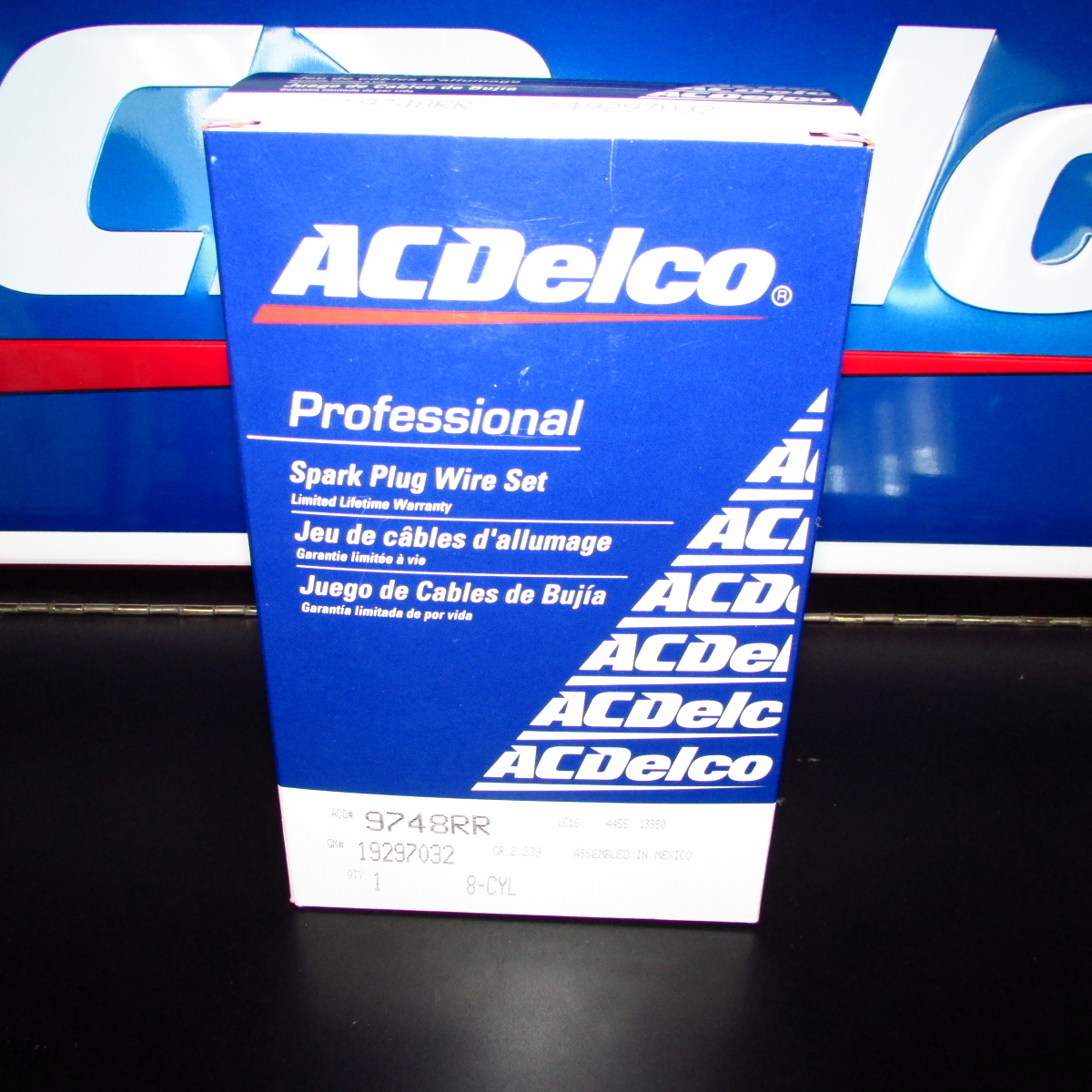 ACDELCO SPARK PLUG WIRE SET 9748RR 1 YEAR WARRANTY